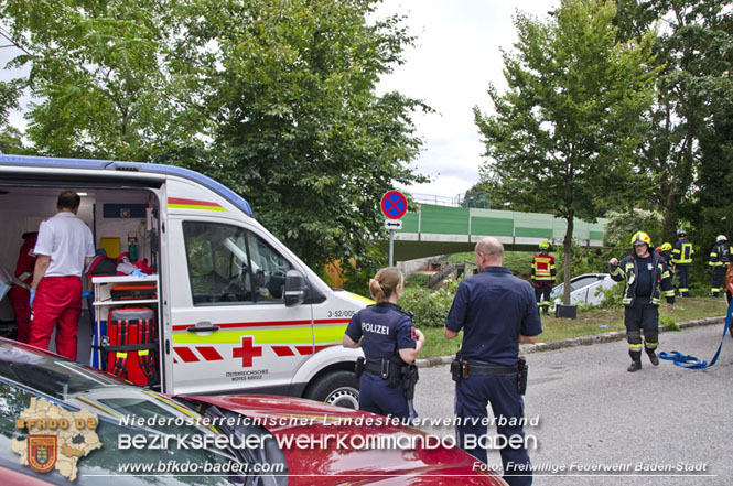 20230829_Personenrettung aus Notlage in Baden  Foto: Viktor van de Castell / Freiwillige Feuerwehr Baden-Stadt