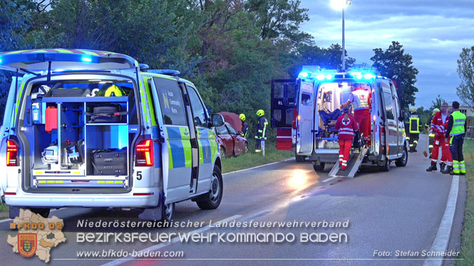 20230830 Verkehrsunfall auf der L157 Tattendorf - Oeynhausen  Foto: Stefan Schneider BFKDO BADEN