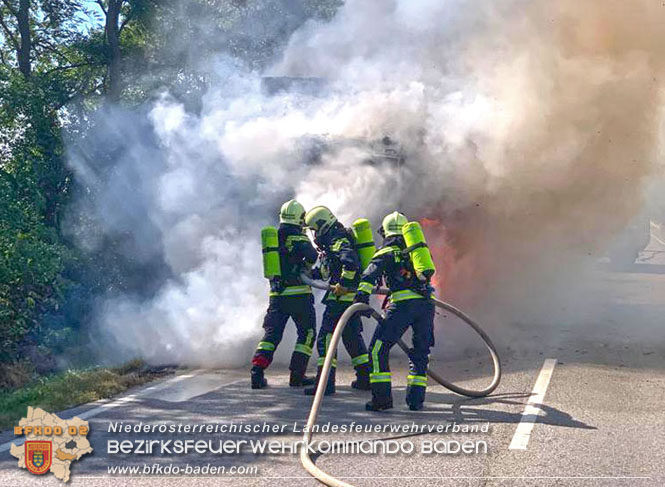 20230908 Lkw Brand auf der B60 bei Weigelsdorf
