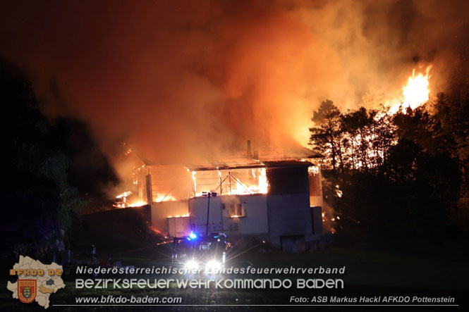 20231007_Grobrand in Heizungsanlage von Hhnerstall in Schwarzensee/Neuhaus  Foto: ASB Markus Hackl AFK Pottenstein