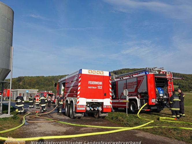 20231007_Grobrand in Heizungsanlage von Hhnerstall in Schwarzensee/Neuhaus  Foto: Stefan Schneider BFK Baden