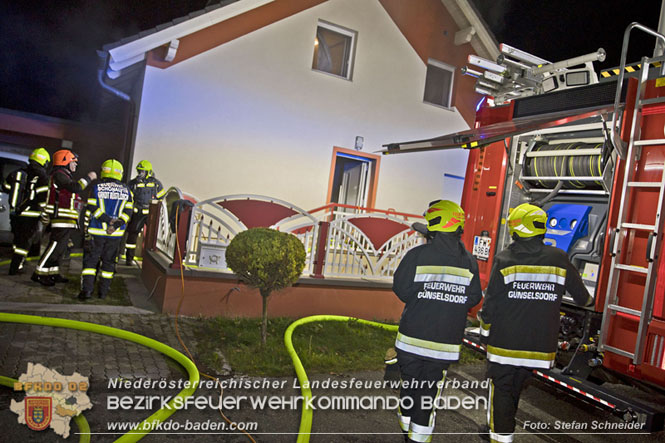 20231019 Kellerbrand im Einfamilienhaus in Günselsdorf  Foto: Stefan Schneider