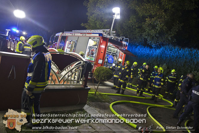 20231019 Kellerbrand im Einfamilienhaus in Günselsdorf  Foto: Stefan Schneider