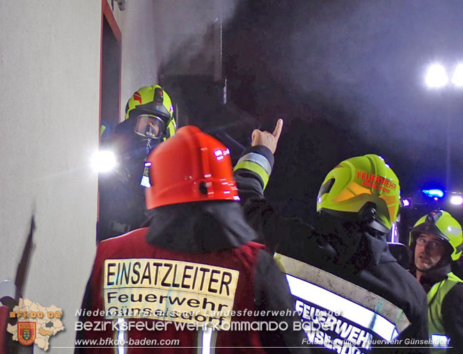 20231019 Kellerbrand im Einfamilienhaus in Günselsdorf Foto: Freiwillige Feuerwehr Günselsdorf 20231019 Kellerbrand im Einfamilienhaus in Günselsdorf Foto: Freiwillige Feuerwehr Günselsdorf