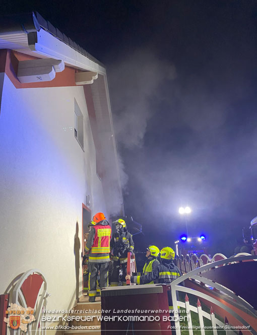 20231019 Kellerbrand im Einfamilienhaus in Günselsdorf Foto: Freiwillige Feuerwehr Günselsdorf 20231019 Kellerbrand im Einfamilienhaus in Günselsdorf Foto: Freiwillige Feuerwehr Günselsdorf
