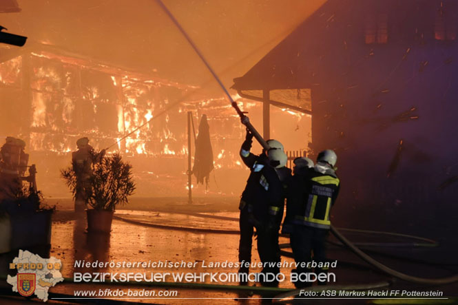 20231105 Großbrand in Klein-Mariazell Altenmarkt a.d.Triesting  Foto: ASB Markus Hackl