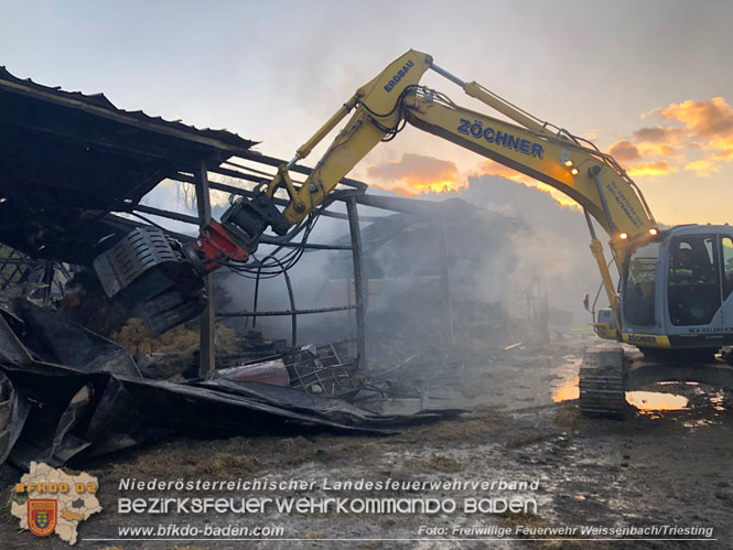 20231105 Großbrand in Klein-Mariazell Altenmarkt a.d.Triesting Foto: Stefan Schneider 20231105 Großbrand in Klein-Mariazell Altenmarkt a.d.Triesting Foto: Stefan Schneider