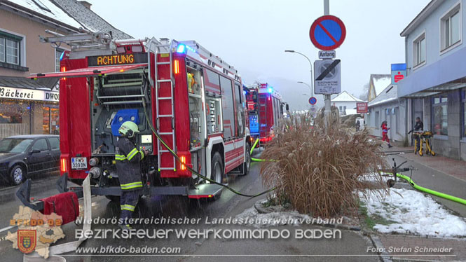20231209 Wohnungsbrand in Hirtenberg  Foto: Stefan Schneider