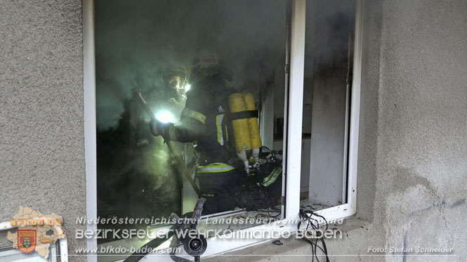 20231209 Wohnungsbrand in Hirtenberg  Foto: Stefan Schneider