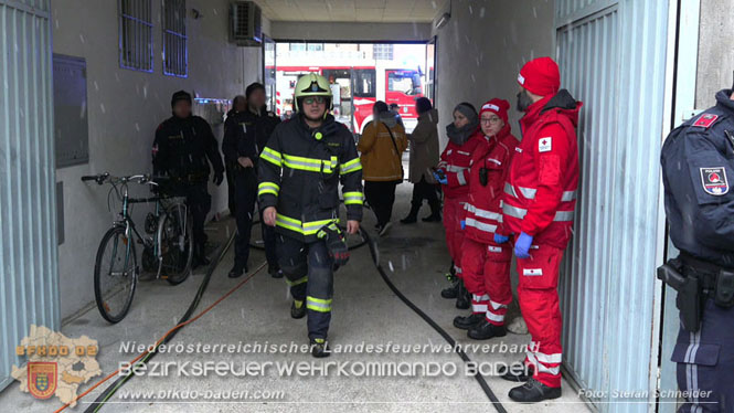 20231209 Wohnungsbrand in Hirtenberg  Foto: Stefan Schneider