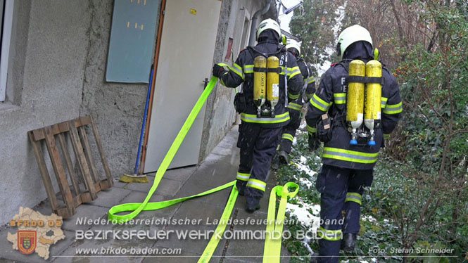 20231209 Wohnungsbrand in Hirtenberg  Foto: Stefan Schneider