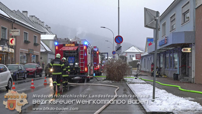 20231209 Wohnungsbrand in Hirtenberg  Foto: Stefan Schneider