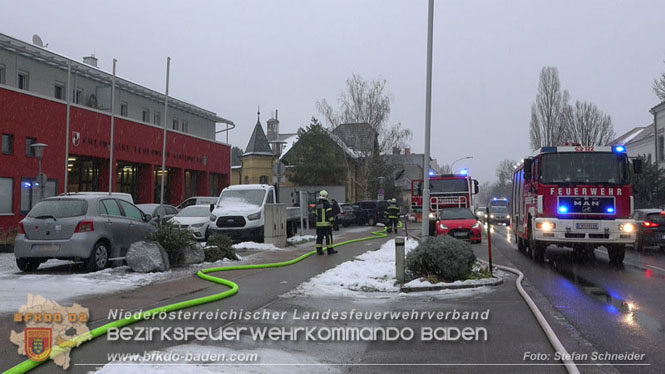 20231209 Wohnungsbrand in Hirtenberg  Foto: Stefan Schneider
