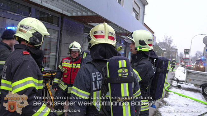 20231209 Wohnungsbrand in Hirtenberg  Foto: Stefan Schneider