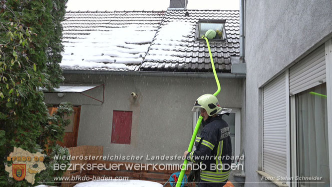 20231209 Wohnungsbrand in Hirtenberg  Foto: Stefan Schneider