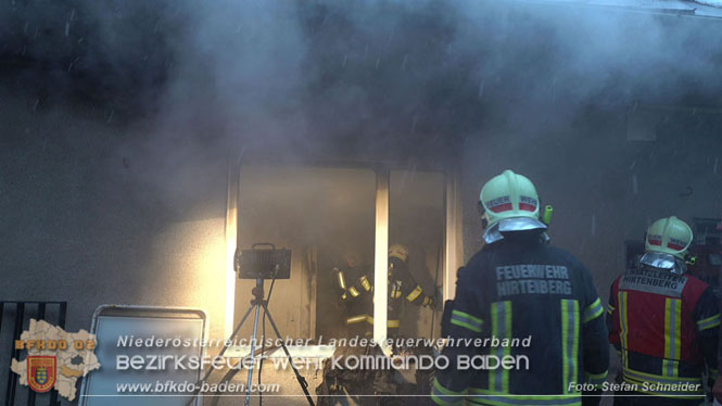 20231209 Wohnungsbrand in Hirtenberg  Foto: Stefan Schneider