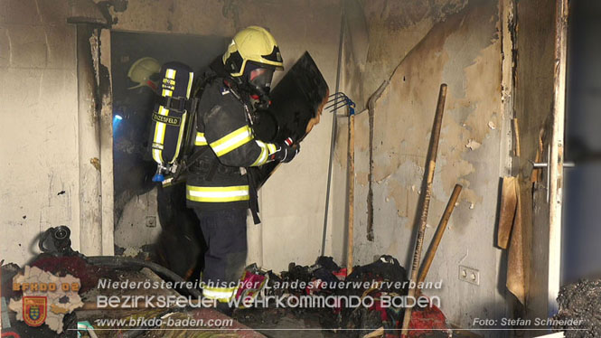 20231209 Wohnungsbrand in Hirtenberg  Foto: Stefan Schneider