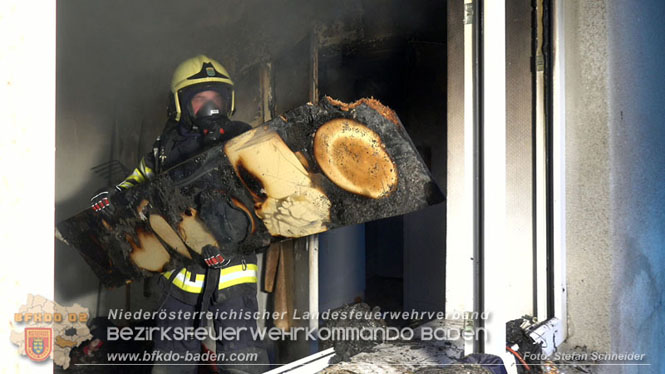 20231209 Wohnungsbrand in Hirtenberg  Foto: Stefan Schneider