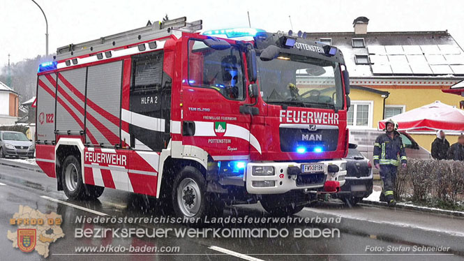 20231209 Wohnungsbrand in Hirtenberg  Foto: Stefan Schneider