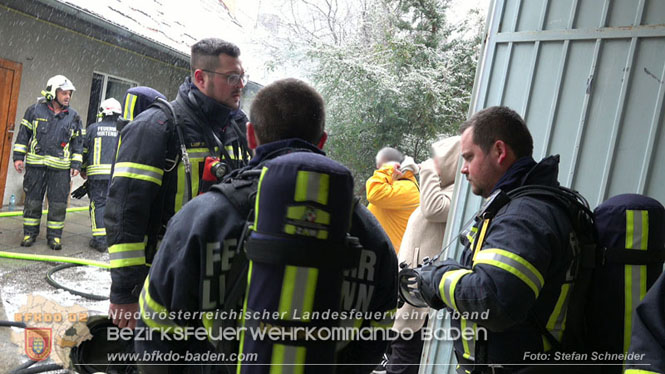 20231209 Wohnungsbrand in Hirtenberg Foto: Stefan Schneider