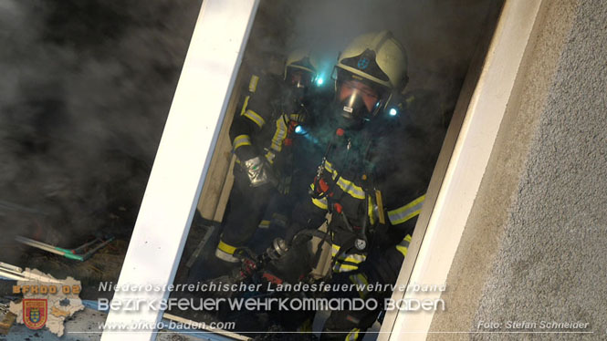 20231209 Wohnungsbrand in Hirtenberg Foto: Stefan Schneider