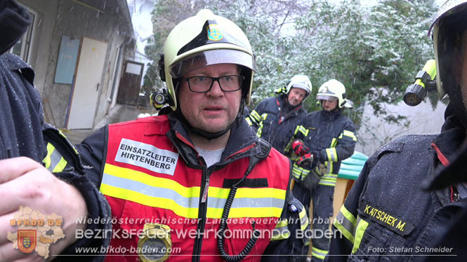 20231209 Wohnungsbrand in Hirtenberg Foto: Stefan Schneider