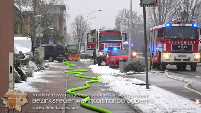 20231209 Wohnungsbrand in Hirtenberg Foto: Stefan Schneider