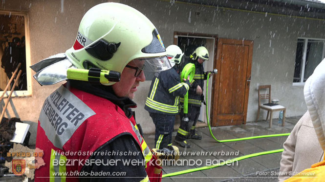 20231209 Wohnungsbrand in Hirtenberg Foto: Stefan Schneider