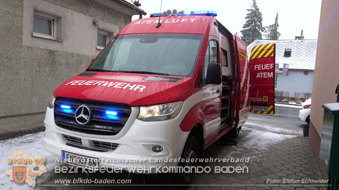 20231209 Wohnungsbrand in Hirtenberg Foto: Stefan Schneider