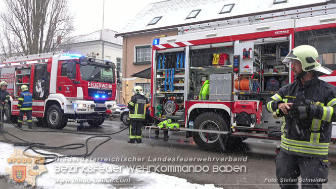 20231209 Wohnungsbrand in Hirtenberg Foto: Stefan Schneider