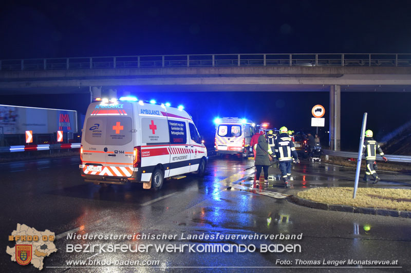 20240126 Schwerer Verkehrsunfall mit Fahrerflucht auf der B16  Foto: Thomas Lenger Monatsrevue.at