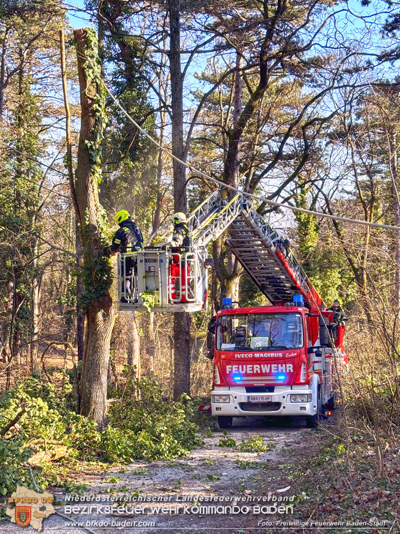 20270127 Sturmfront über die Stadt Baden  Foto: Freiwillige Feuerwehr Baden-Stadt