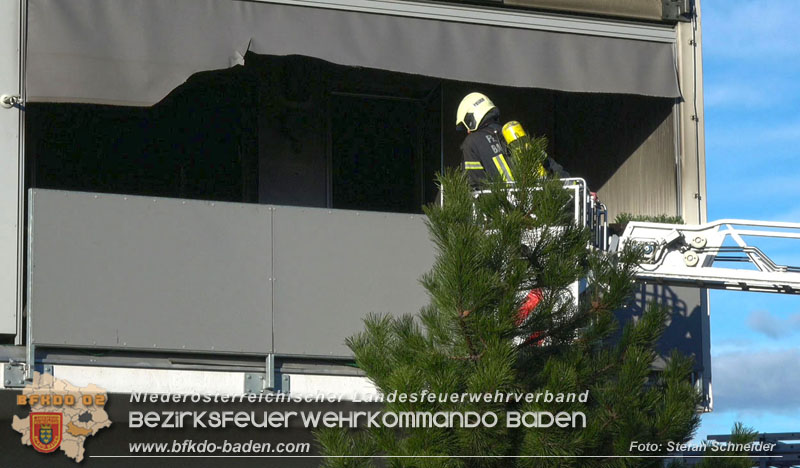 20240203 Brandeinsatz in Bad Vöslau - 3 Todesopfer in der Brandwohnung gefunden   Foto: Stefan Schneider BFKDO BADEN