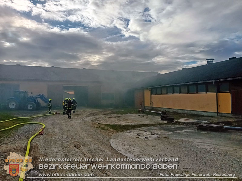 20240208 Brand in einem landwirtschaftlichen Objekt in Reisenberg Foto: Freiwillige Feuerwehr Reisenberg 20240208 Brand in einem landwirtschaftlichen Objekt in Reisenberg Foto: Freiwillige Feuerwehr Reisenberg