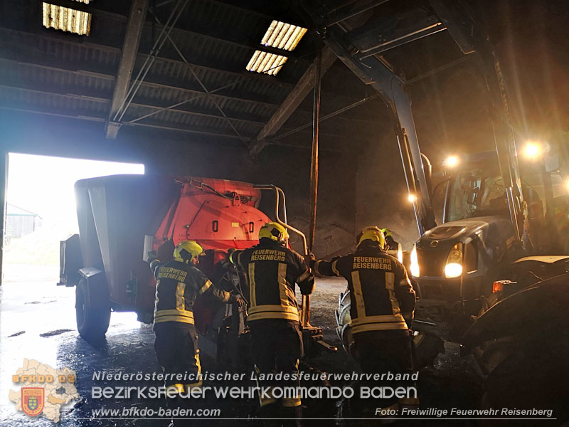 20240208 Brand in einem landwirtschaftlichen Objekt in Reisenberg Foto: Freiwillige Feuerwehr Reisenberg 20240208 Brand in einem landwirtschaftlichen Objekt in Reisenberg Foto: Freiwillige Feuerwehr Reisenberg