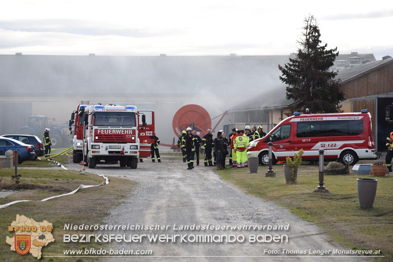20240208 Brand in einem landwirtschaftlichen Objekt in Reisenberg   Foto: Thomas Lenger Monatsrveue.at