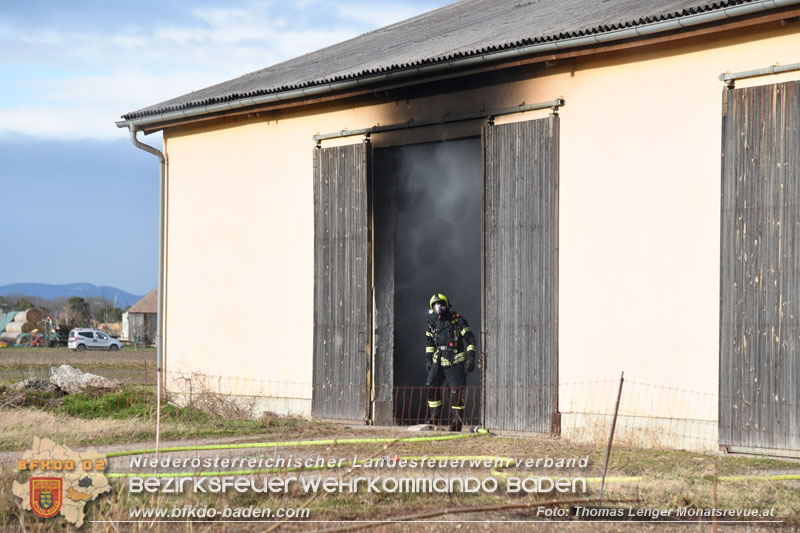 20240208 Brand in einem landwirtschaftlichen Objekt in Reisenberg   Foto: Thomas Lenger Monatsrveue.at