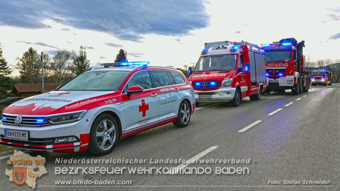 20240208 Sattelzug kollidiert mit Aspangbahn bei Traiskirchen   Foto: Stefan Schneider BFKDO BADEN
