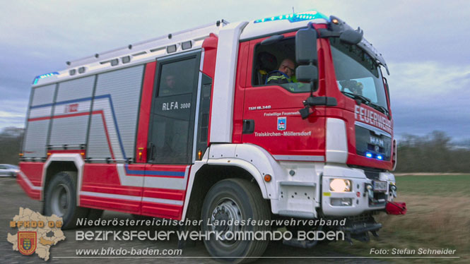 20240208 Sattelzug kollidiert mit Aspangbahn bei Traiskirchen   Foto: Stefan Schneider BFKDO BADEN