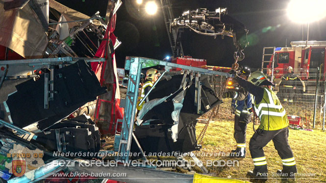 20240208 Sattelzug kollidiert mit Aspangbahn bei Traiskirchen   Foto: Stefan Schneider BFKDO BADEN