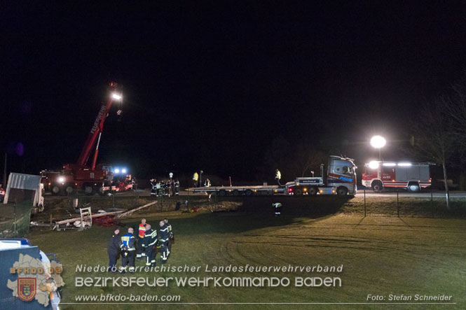 20240208 Sattelzug kollidiert mit Aspangbahn bei Traiskirchen   Foto: Stefan Schneider BFKDO BADEN