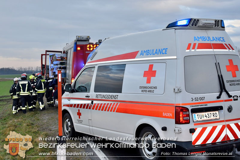 20240217 Fahrzeugberschlag auf der B60 mit 3 Verletzten  Foto: Thomas Lenger Monatsrevue.at