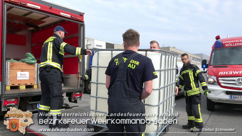 20240322 Dieselaustritt aus LKW auf Firmengelnde  Foto: Stefan Schneider BFKDO BADEN