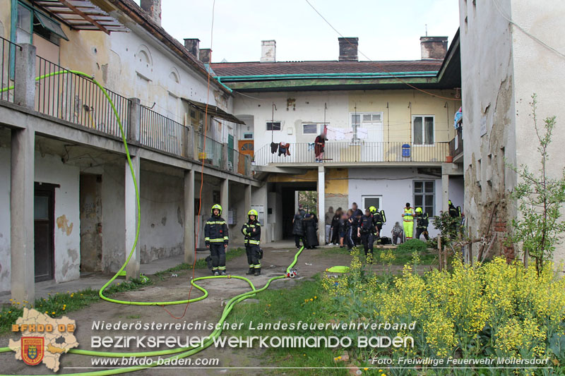 20240406 Wohnungsvollbrand in Möllersdorf  Foto: Freiwillige Feuerwehr Möllersdorf
