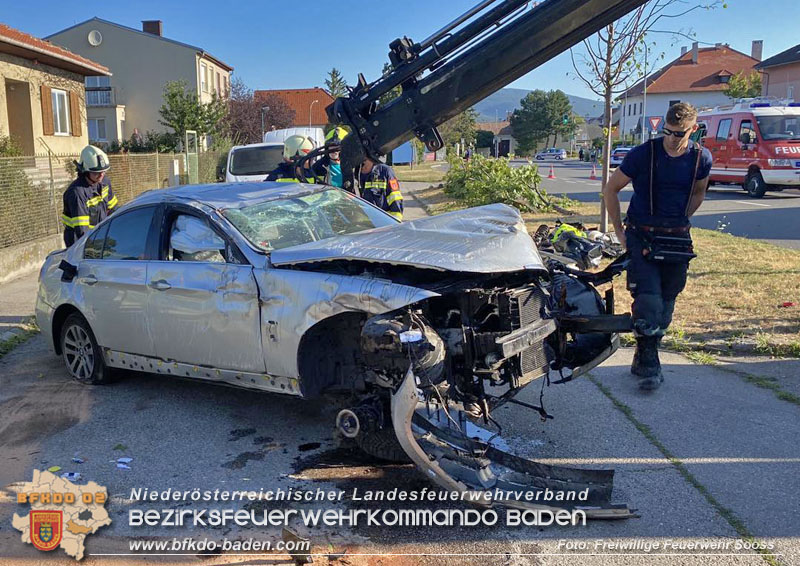 20240811_Fahrzeug&uuml;berschlag im Ortsgebiet von Sooss  Foto: Freiwillige Feuerwehr Sooss