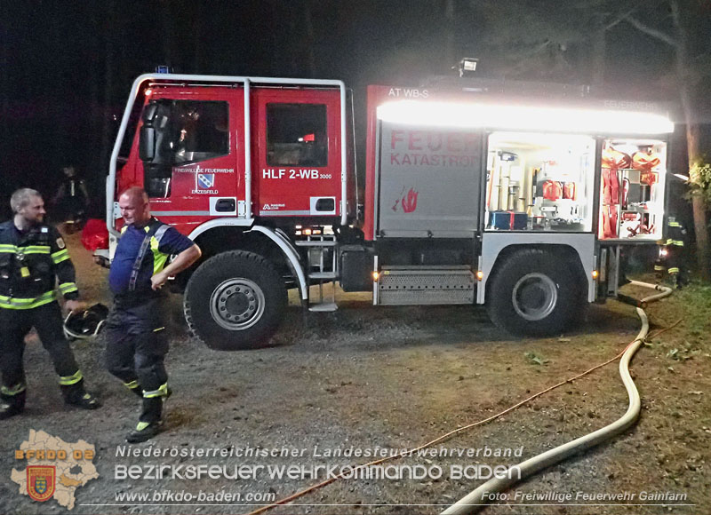 20240818_Waldbrand am Manhartsberg" in der Gemeinde Bad Vslau im Ortsteil Gainfarn   Foto: Michael Wallner FF Gainfarn