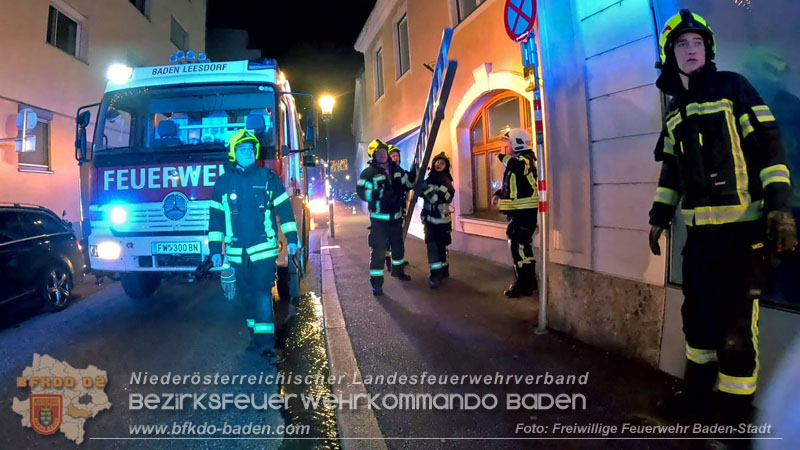 20241224 Wohnungsbrand in Baden am Hl. Abend Foto: Stefan Schneider FF Baden-Stadt