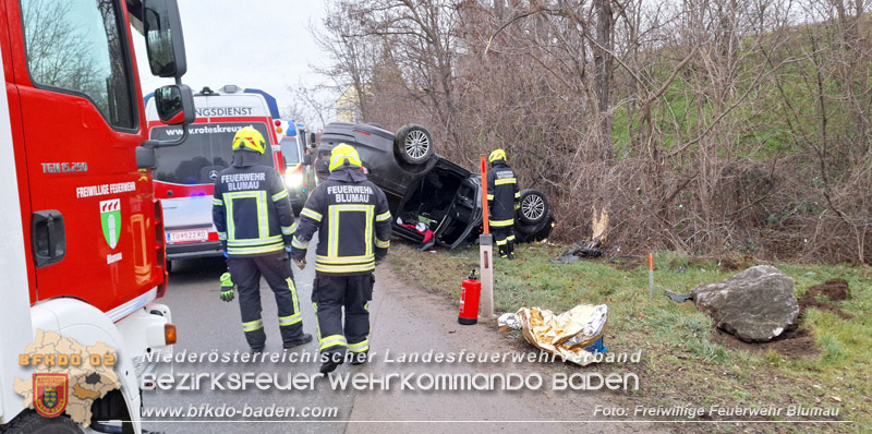 20250116_Verkehrsunfall bei Blumau-Neuri�hof   Foto: Freiwillige Feuerwehr Blumau