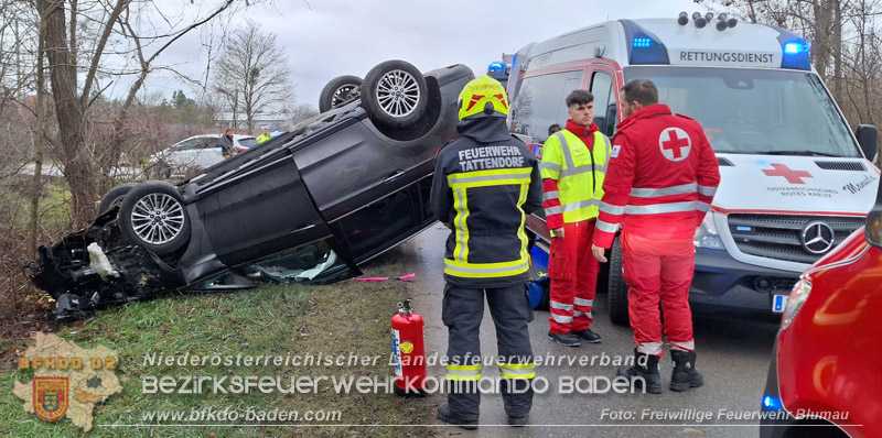 20250116_Verkehrsunfall bei Blumau-Neuri�hof   Foto: Freiwillige Feuerwehr Blumau