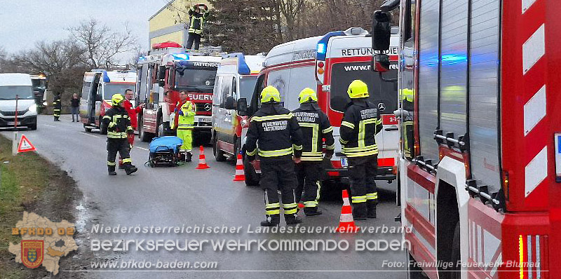 20250116_Verkehrsunfall bei Blumau-Neuri�hof   Foto: Freiwillige Feuerwehr Blumau